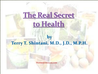 The Real Secret to Health Hawaii Diet Cookbook