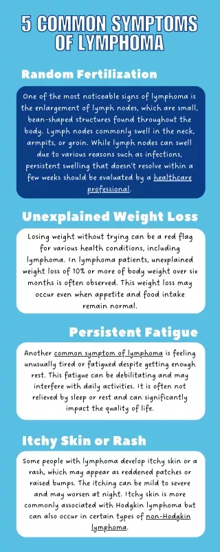 5 Common Symptoms of Lymphoma