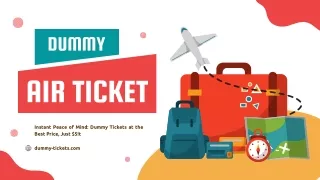 What is dummy tickets airlines ?