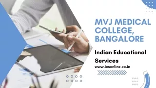 MVJ Medical College Bangalore