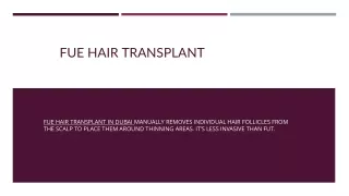 FUE Hair Transplant