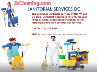 Janitorial services In DC