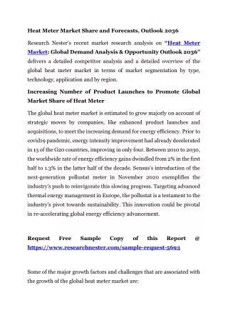 Heat Meter Market Top Companies 2036