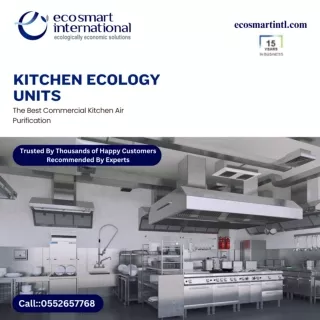 Revolutionizing Kitchen Ecology Commercial Units