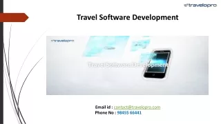 Travel Software Development