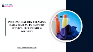 Professional dry cleaning dalls, Dallas, TX laundry service- Free pickup & Delivery