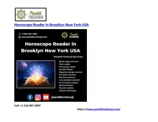 Horoscope Reader in Brooklyn New York USA