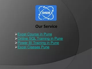 Excel Course in Pune