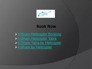 4 Dham Helicopter Booking