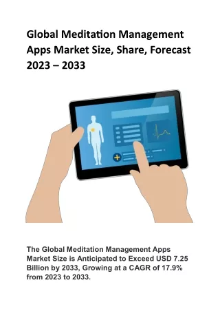 Global Meditation Management Apps Market