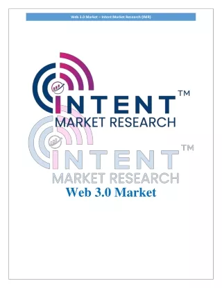 Web 3 Market Share, Growth, Trends Analysis by 2030