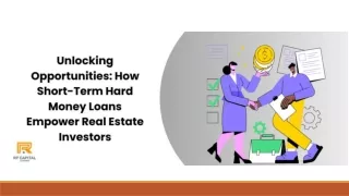 How Short-Term Hard Money Loans Empower Real Estate Investors
