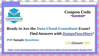 How Can You Ace the Data Cloud Consultant Exam Questions material?