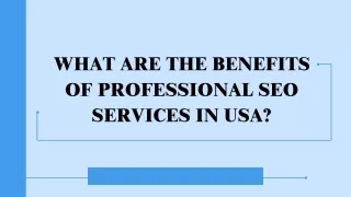 Boost Your Visibility: Partner with Professional SEO Services in USA for Online