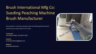 Sueding Peaching Machine Brush Manufacturer, Best Sueding Peaching Machine Brush