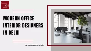 Modern Office Interior Designers in Delhi