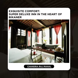 Exquisite Comfort Super Deluxe Inn in the Heart of Bikaner