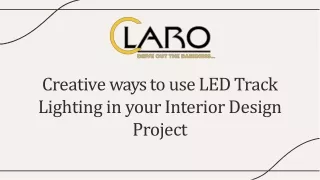 CREATIVE WAYS TO USE LED TRACK LIGHTING IN YOUR INTERIOR DESIGN PROJECTS