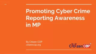 Citizen Cop PPT March 2024
