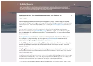 Your One-Stop Solution for Cheap SEO Services UK