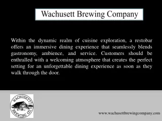 Breweries near me - Wachusett Brewing Company