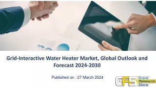 Grid-Interactive Water Heater Market, Global Outlook and Forecast 2024-2030