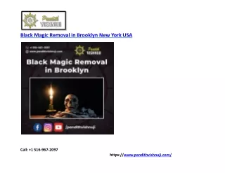 Black Magic Removal in Brooklyn New York USA
