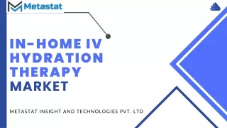 In-Home IV Hydration Therapy Market Size, Growth Opportunities, Industry Share R