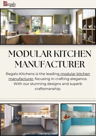 Modular Kitchen Manufacturer