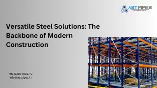 Versatile Steel Solutions The Backbone of Modern Construction