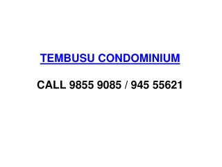 Tembusu Condominium