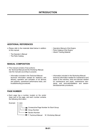 HITACHI ZAXIS 75US EXCAVATOR Service Repair Manual