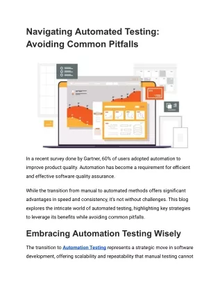Navigating Automated Testing_ Avoiding Common Pitfalls