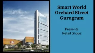 Smart World Orchard street In gurugram E-brochure