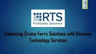 Cruise Ferry Solutions