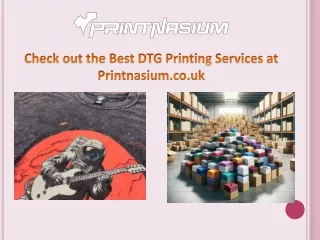 Check out the Best DTG Printing Services at Printnasium.co.uk