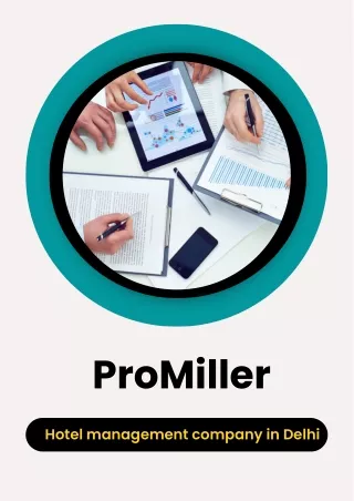 ProMiller Hotel management consultants in Delhi