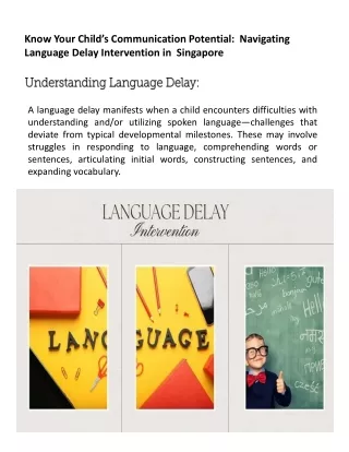 Know Your Child’s Communication Potential_ Navigating Language Delay Intervention in Singapore