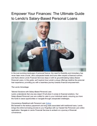 Overdraft Loan