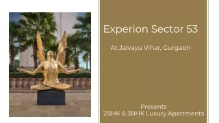 Experion Sector 53 Gurugram E-Brochure