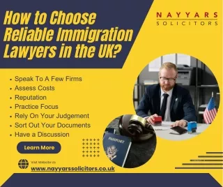 How to Choose Reliable Immigration Lawyers in the UK