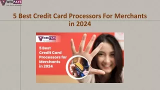 5 Best Credit Card Processors For Merchants in 2024