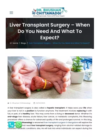 Liver Transplant Surgery