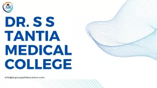 Discover Opportunities: Dr. S S Tantia Medical College, Sri Ganganagar - Explore