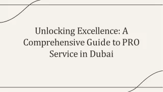 PRO Service in Dubai