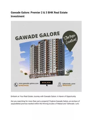 Unveiling Gawade Galore_ Your Premier Destination for 2 & 3 BHK Real Estate Investment (1)