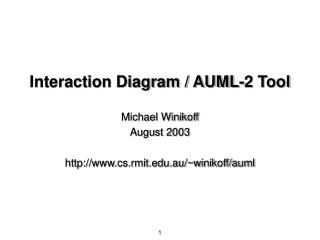 Interaction Diagram / AUML-2 Tool
