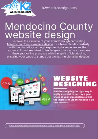 Mendocino County website design