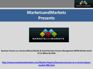 Business Process as A Service (BPaaS) Market