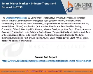 Smart Mirror Market
